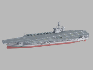 CVN72 USS Abraham Lincoln Modelo 3D
