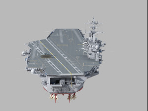 CVN72 USS Abraham Lincoln Modelo 3D