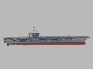 CVN72 USS Abraham Lincoln Modelo 3D