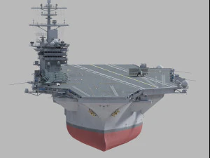 CVN72 USS Abraham Lincoln 3D Model