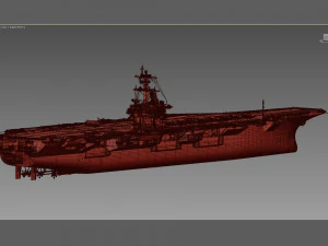CVN72 USS Abraham Lincoln 3D Model