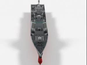 155 Nanjing Type 052D Luyang III klasse torpedobootjager 3D Model