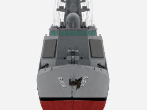 155 Nanjing Type 052D Luyang III klasse torpedobootjager 3D Model