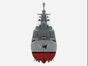 155 Nanjing Type 052D Luyang III klasse torpedobootjager 3D Model