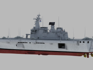ROKS Dokdo 3D Model