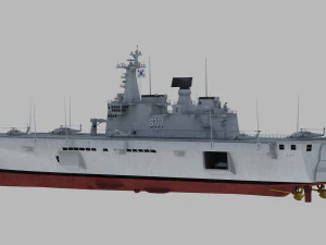 ROKS Dokdo Model 3D