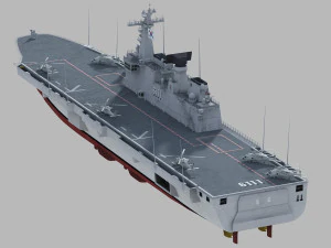 ROKS Dokdo Model 3D