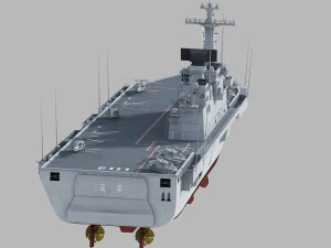ROKS Dokdo Model 3D