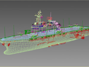 ROKS Dokdo 3D Model