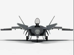 Chengdu J-20 S Mighty Dragon 3D Model