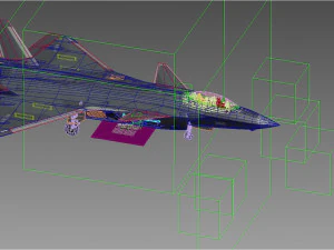 Chengdu J-20 S Mighty Dragon 3D Model