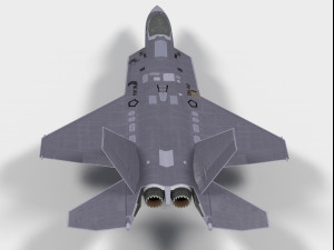 KAI KF-21 Boramae Indonesian version 3D Модель