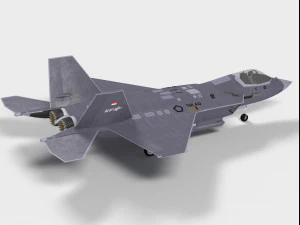 KAI KF-21 Boramae versione indonesiana Modello 3D