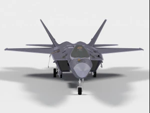 KAI KF-21 Boramae versione indonesiana Modello 3D