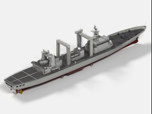 Honghu 963 Fuchi class type 903 Modelo 3D