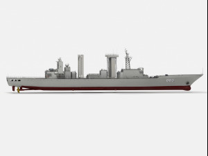 Honghu 963 Fuchi class type 903 Modelo 3D
