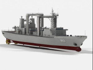 Honghu 963 Fuchi class type 903 Modelo 3D