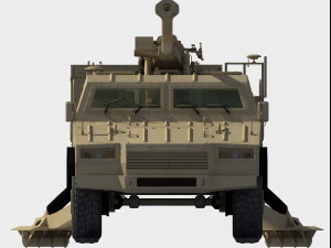 Norinco SH5 Wheeled self-propelled howitzer 105mm 3D Model