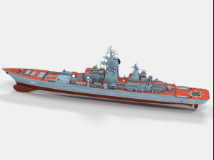 Kirov-class battlecruiser 3D Model