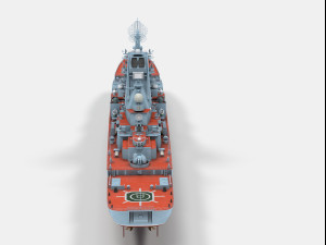 Kirov-class battlecruiser 3D Model