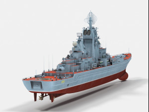Kirov-class battlecruiser 3D Model