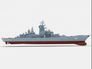 Kirov-class battlecruiser 3D Model