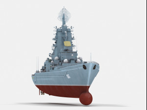 Kirov-class battlecruiser 3D Model