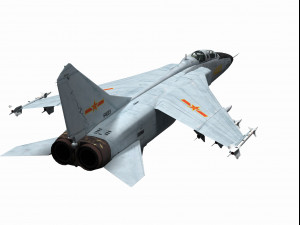 Xian JH-7 Flounder 3D Модель