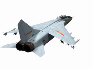 Xian JH-7 Flounder 3D Model
