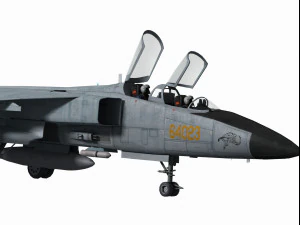 Xian JH-7 Flounder 3D Model