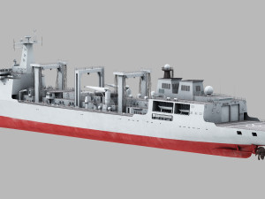 Hulun Lake 965 type 901 ship 3D Model