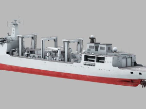 Navio Hulun Lake 965 tipo 901 Modelo 3D