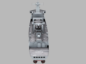 Hulun Lake 965 type 901 ship 3D Model