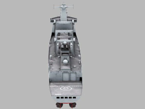 Navio Hulun Lake 965 tipo 901 Modelo 3D