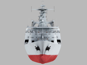 Hulun Lake 965 type 901 ship 3D Model