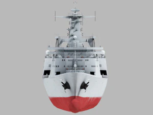 Navio Hulun Lake 965 tipo 901 Modelo 3D