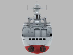 Navio Hulun Lake 965 tipo 901 Modelo 3D