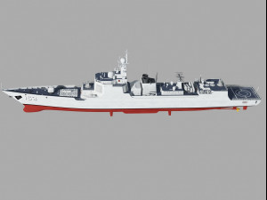 Xian 153 Type 052 C class Destroyer Modèle 3D