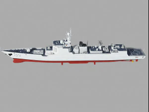 Xian 153 Type 052 C class Destroyer 3D Model