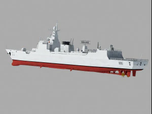 Xian 153 Type 052 C class Destroyer 3D Model