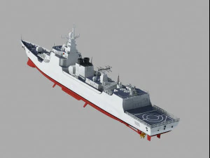 Xian 153 Type 052 C class Destroyer 3D Model