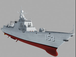 Xian 153 Type 052 C class Destroyer Modèle 3D