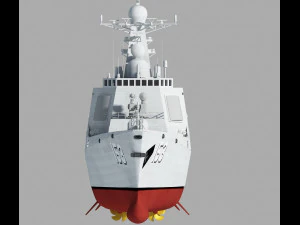 Xian 153 Type 052 C class Destroyer 3D Model
