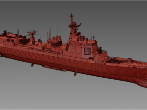 Xian 153 Type 052 C class Destroyer Modèle 3D