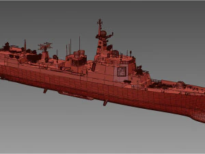 Xian 153 Type 052 C class Destroyer 3D Model