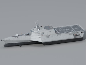 USS Omaha LCS-12 Litoral Combat Ship class 3Dモデル