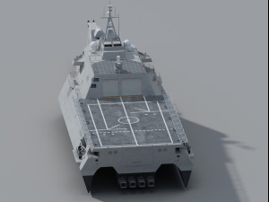 USS Omaha LCS-12 Litoral Combat Ship class 3Dモデル