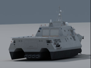USS Omaha LCS-12 Litoral Combat Ship class 3Dモデル