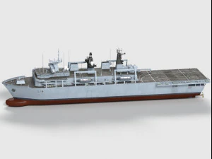 HMS Albion class 3D Model
