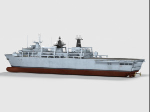 HMS Albion class 3D Model
